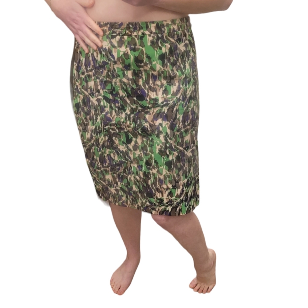 CLUB MONACO Carey Printed Pencil Skirt  Sz 12